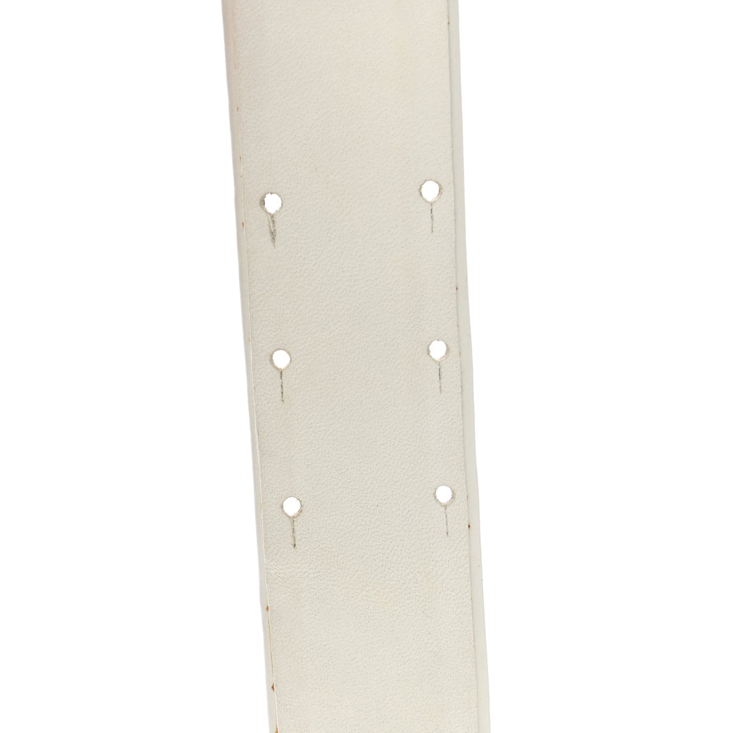 Lambskin Quilted CC Belt 70 28 White