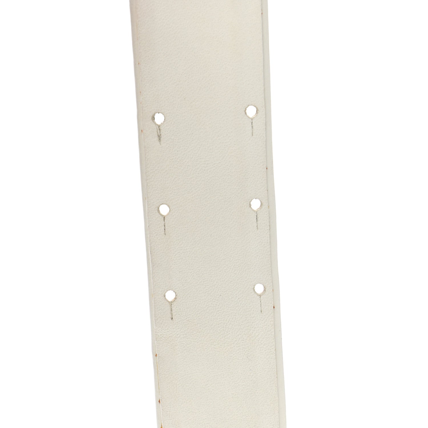 Chanel Lambskin Quilted CC Belt 70 28 White 3 of 10
