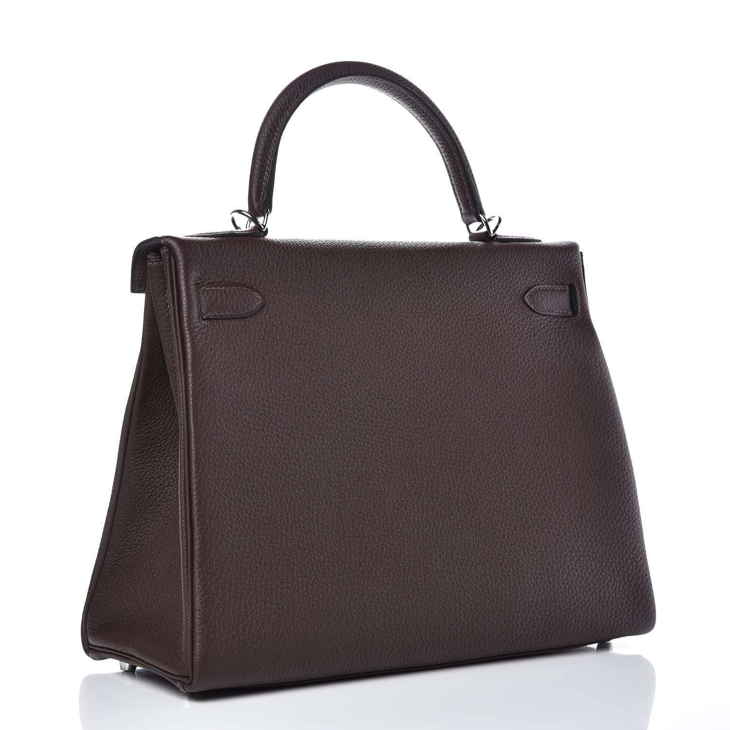 Hermes Togo Kelly Retourne 32 Chocolate 3 of 35