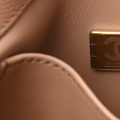 Chanel Caviar Quilted Mini Coco First Flap Beige 7 of 11
