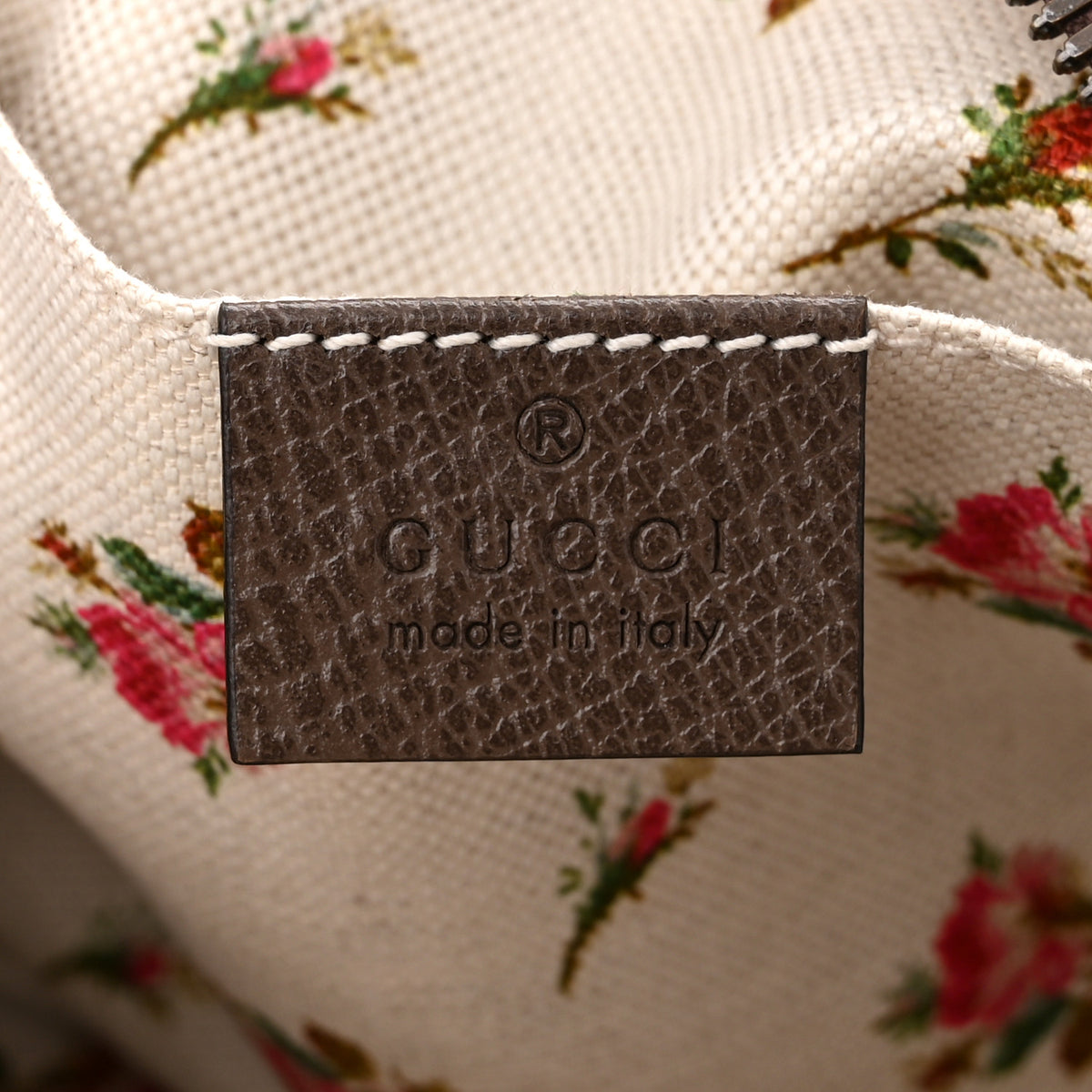 Gucci GG Supreme Monogram Web Neo Vintage Shoulder Bag Beige New Acero Crop 6 of 10