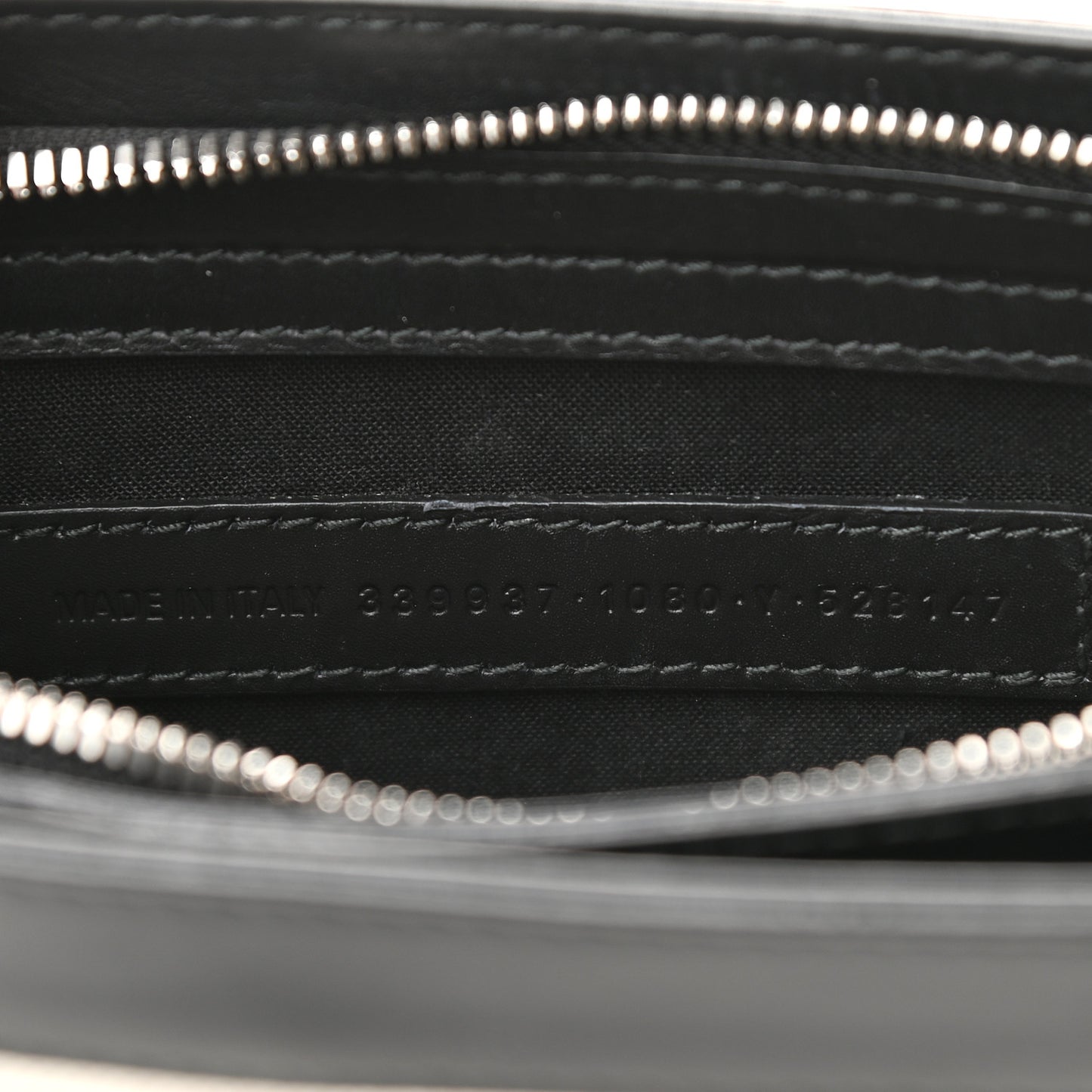 Cotton Canvas Pochette Crossbody Bag Black