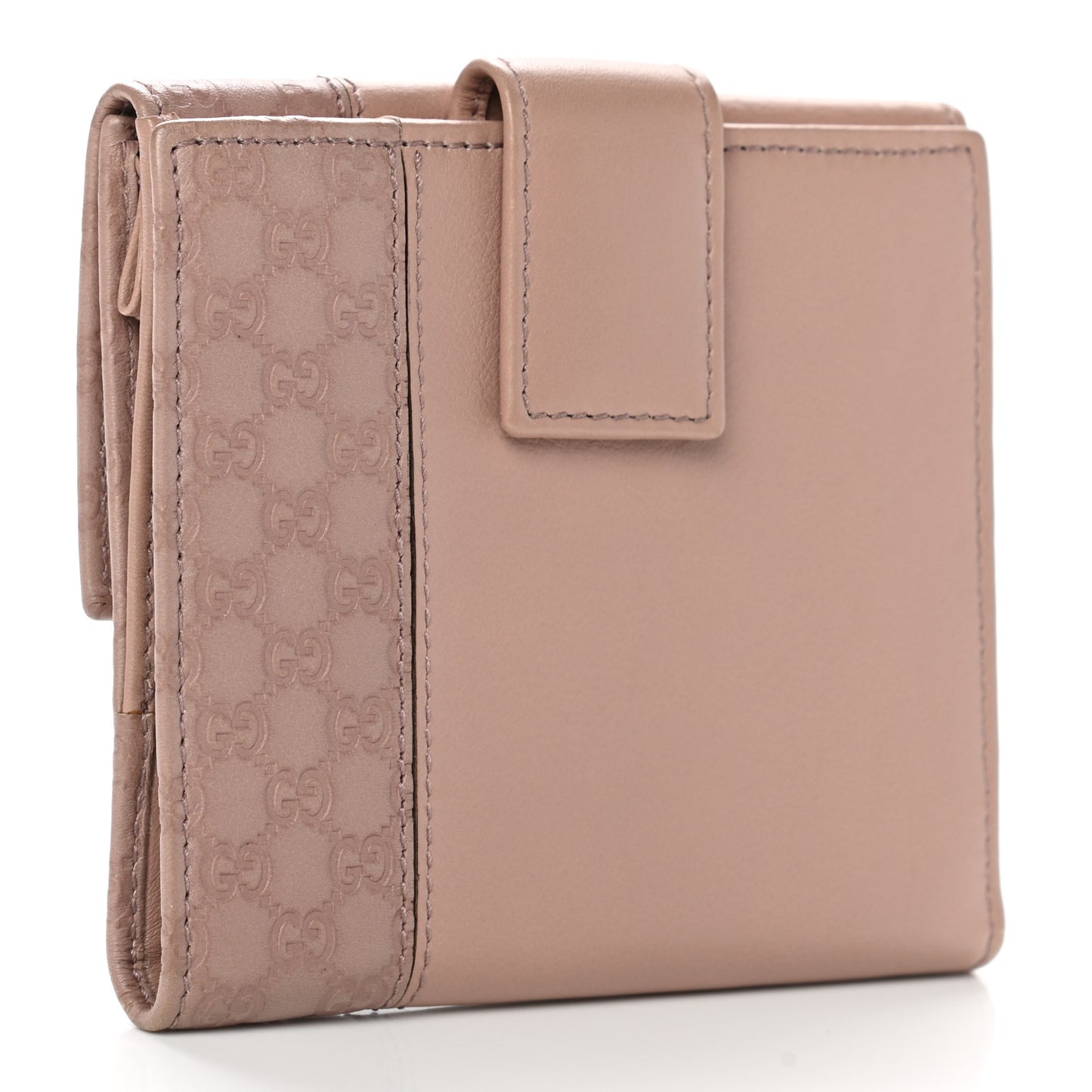 Microguccissima Flap Wallet Light Pink