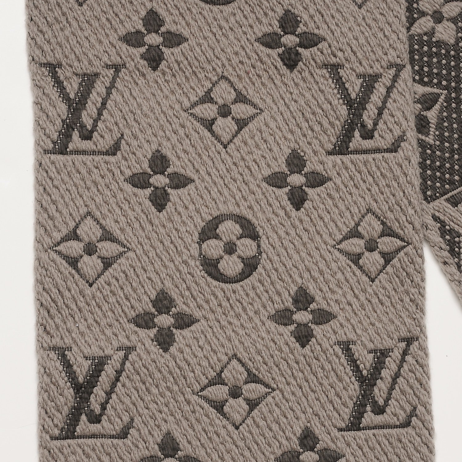 Louis Vuitton Wool Silk Logomania Scarf Verone 4 of 4
