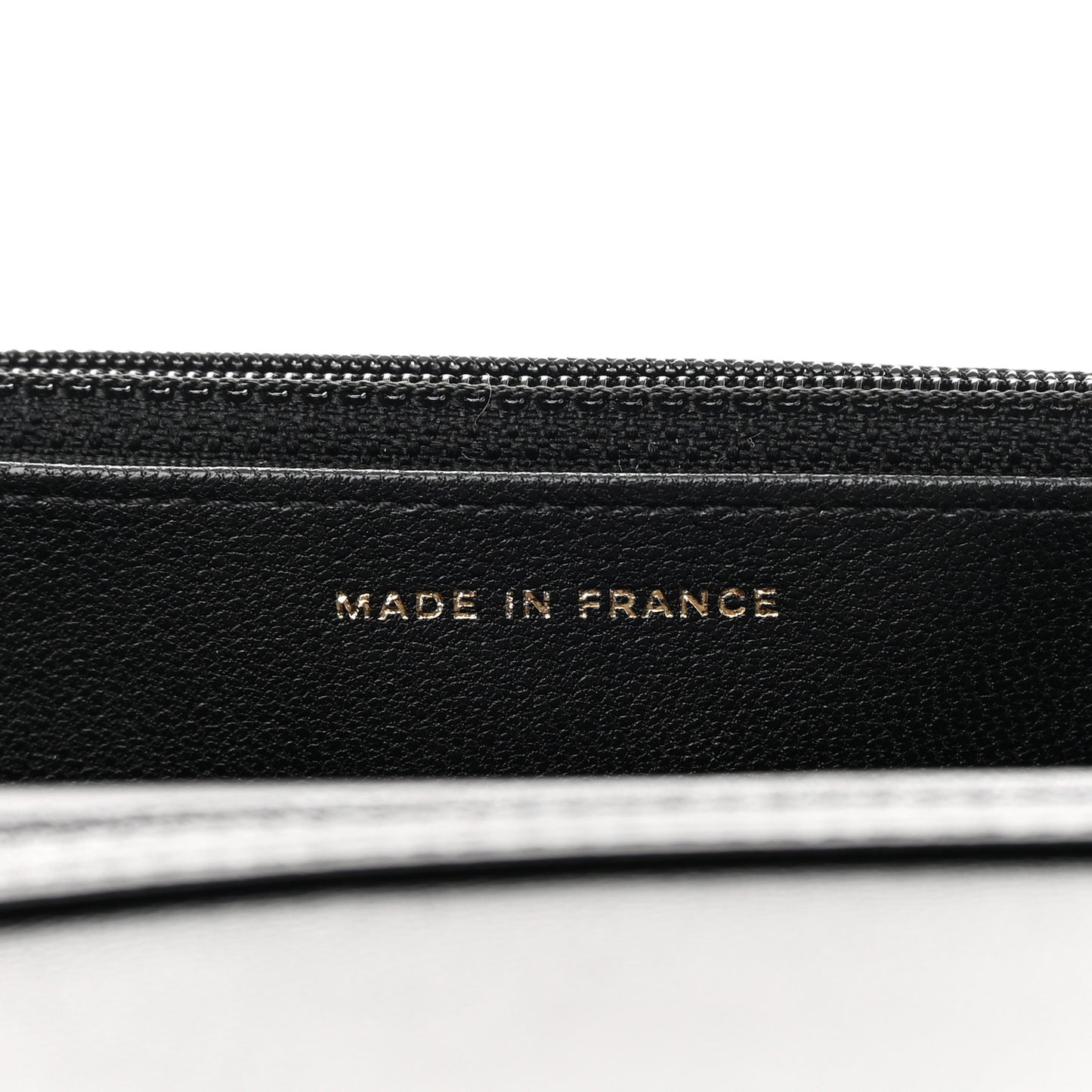Goatskin Quilted Quilted Like A Wallet Wallet On Chain WOC Black