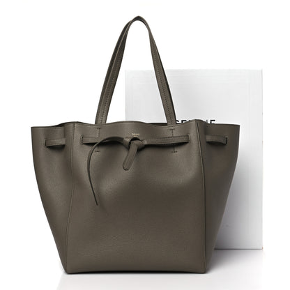 Celine Soft Grained Calfskin Small Belt Cabas Phantom Taupe 10 of 10