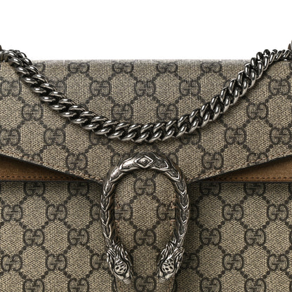 Gucci GG Supreme Monogram Small Dionysus Shoulder Bag Taupe 8 of 13