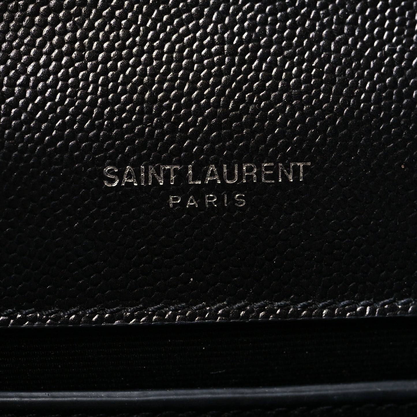 Grain De Poudre Small Monogram Kate Satchel Black