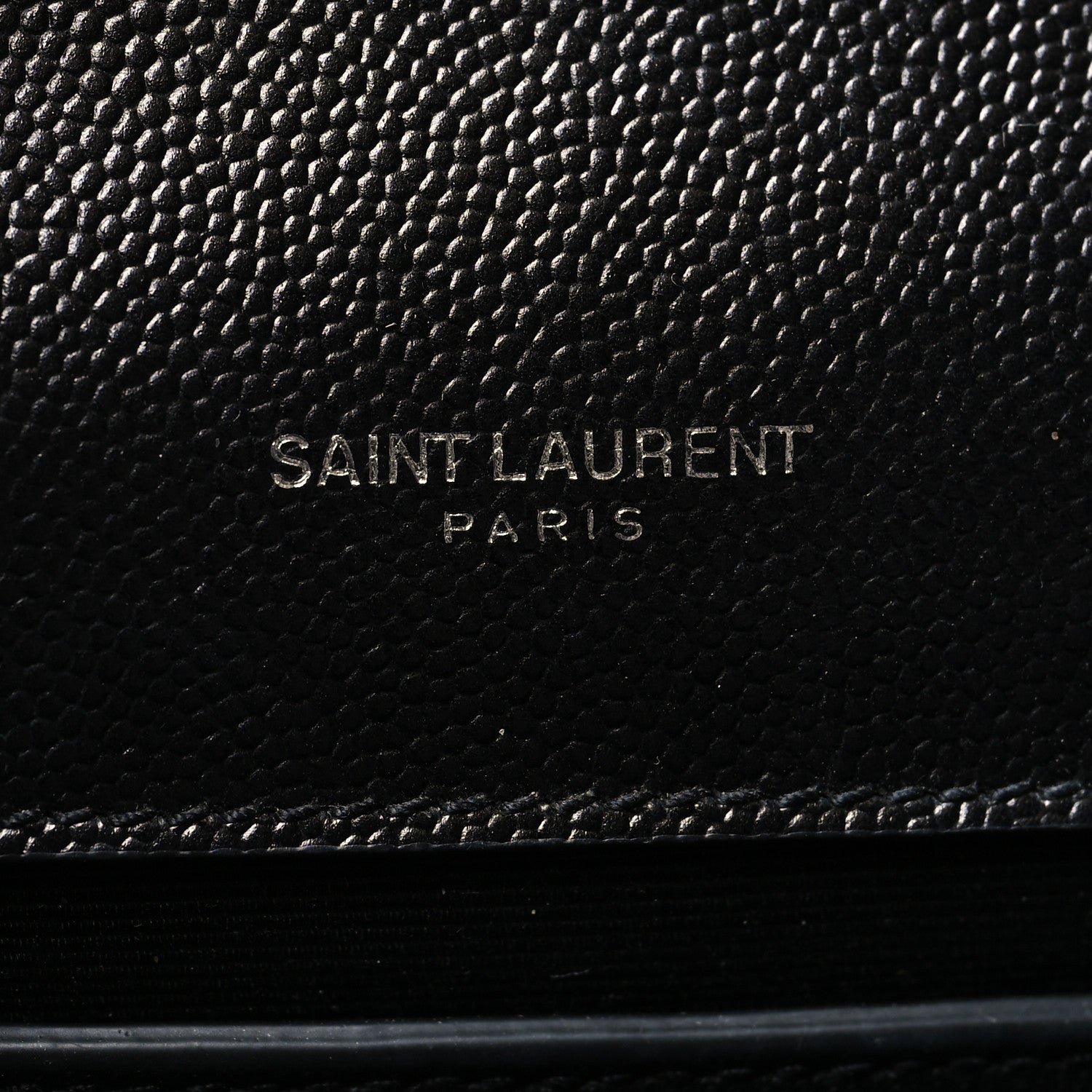 Saint Laurent Grain De Poudre Small Monogram Kate Satchel Black 6 of 10