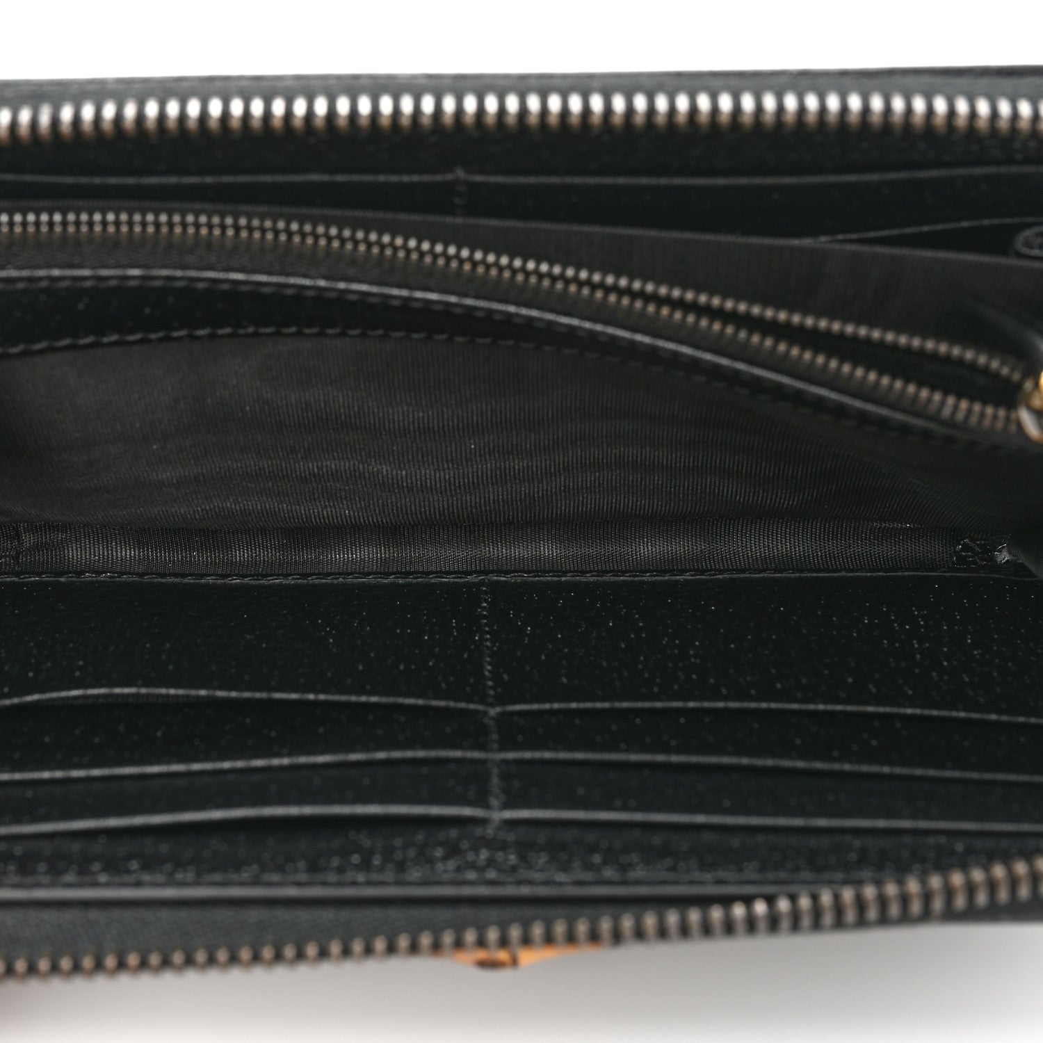 Gucci Wonka Grain Calfskin Diana Continental Wallet Black 5 of 13