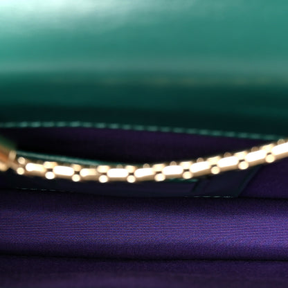 Bulgari Calfskin Small Serpenti Forever Snake Strap Crossbody Bag Emerald Green 5 of 10