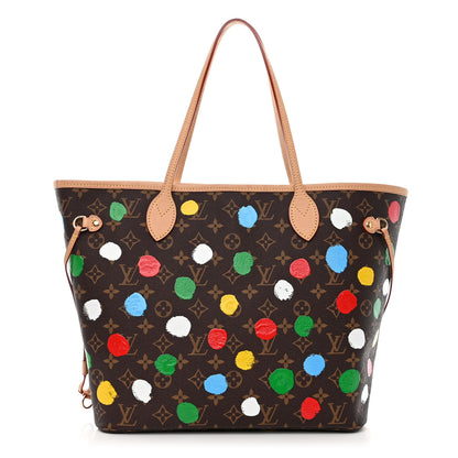 Louis Vuitton LV X YK Monogram Painted Dots Neverfull MM 1 of 12