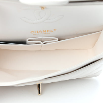 Chanel Caviar Quilted Small Double Flap White 5 of 10