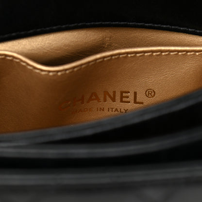 Chanel Lambskin Quilted Small Trendy Spirit Top Handle Bag Black 6 of 11
