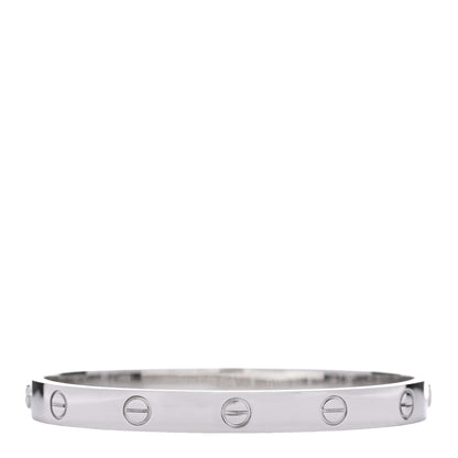 Cartier 18K White Gold LOVE Bracelet 17 2 of 4