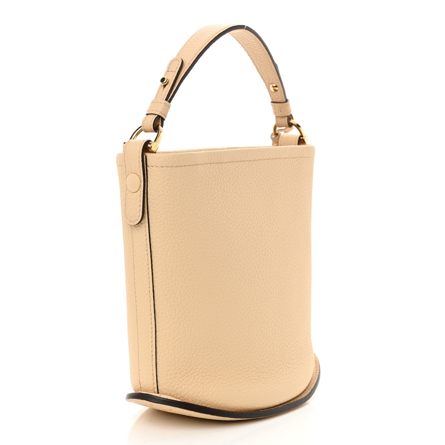 Delvaux Taurillon Mini Pin Daily Bucket Dune 3 of 10