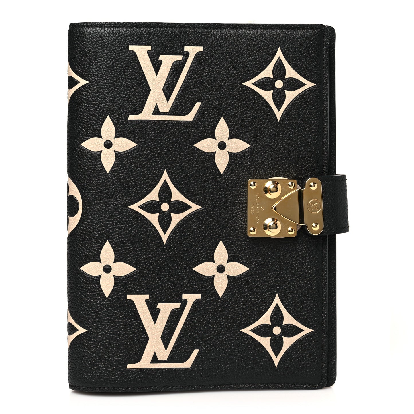 Empreinte Monogram Giant Paul Notebook Cover MM  Black Beige
