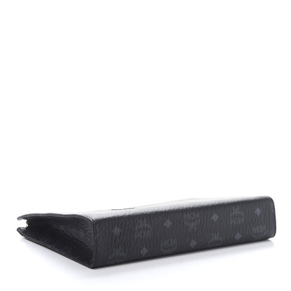 MCM Visetos Medium Zip Pouch Black 4 of 10