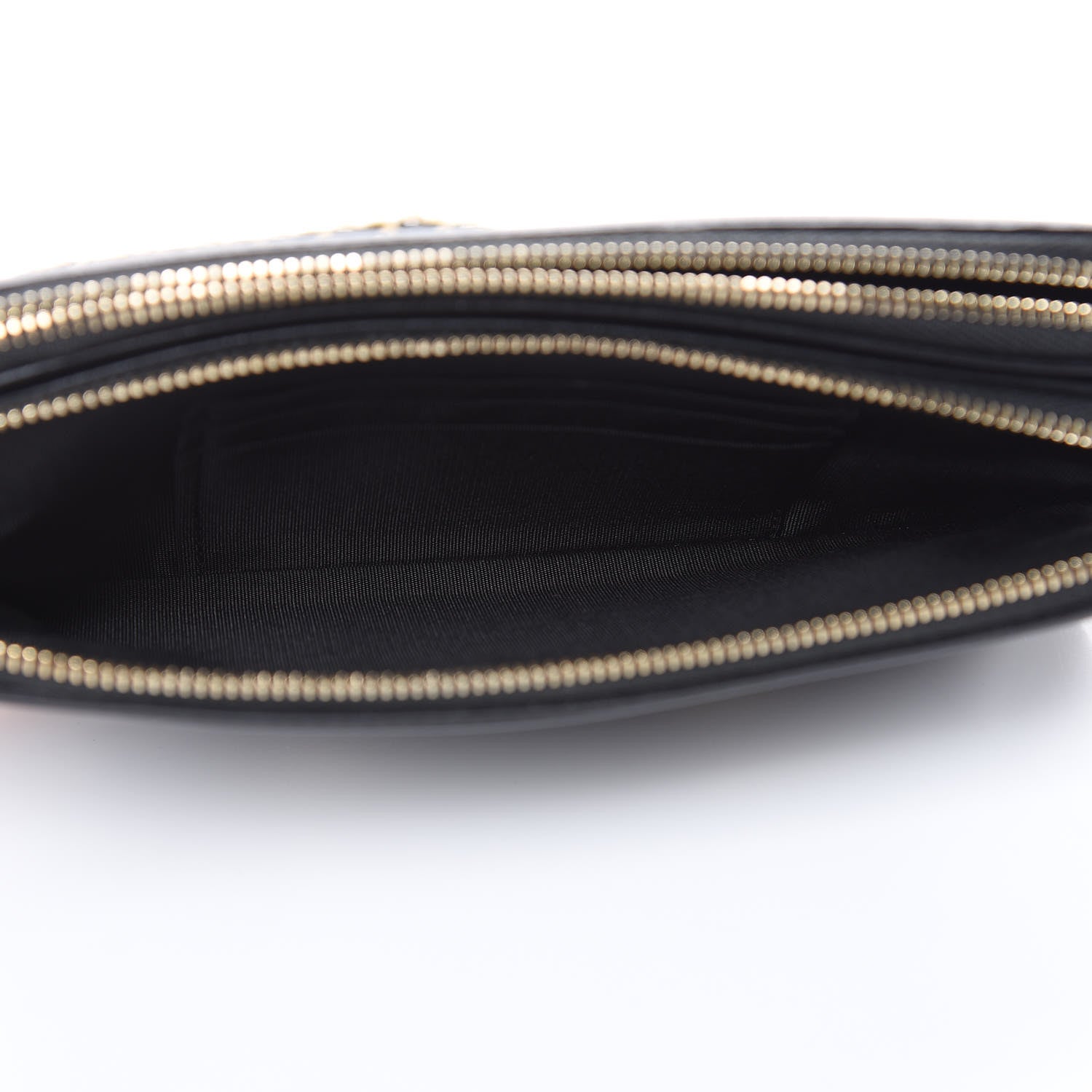 Chanel Caviar Quilted CC Filigree Clutch With Chain Black 5 of 13