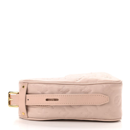 Louis Vuitton Lambskin Embossed Monogram Fall In Love Sac Coeur Light Pink 4 of 9