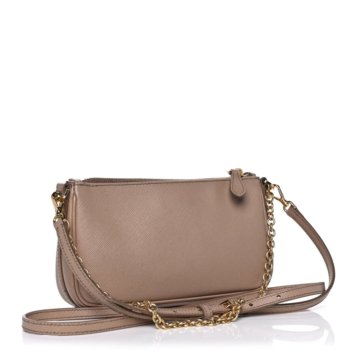 Saffiano Lux Re-Edition 2000 Shoulder Bag Cammeo
