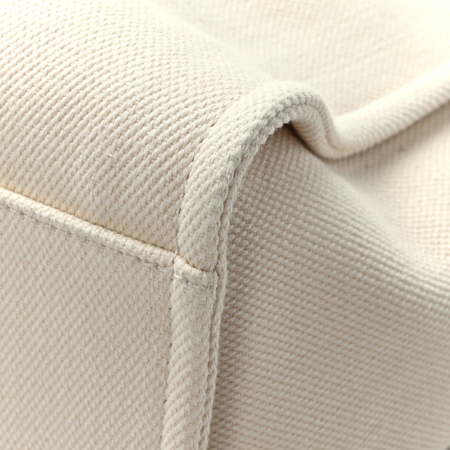 Chanel Canvas Pearl Medium Deauville Tote Ecru Beige 9 of 11