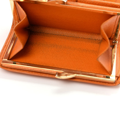 Louis Vuitton Epi French Purse Wallet Mandarin 11 of 14