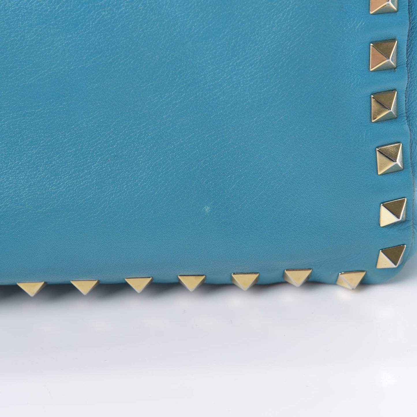 Vitello Small Rockstud Tote Parrot