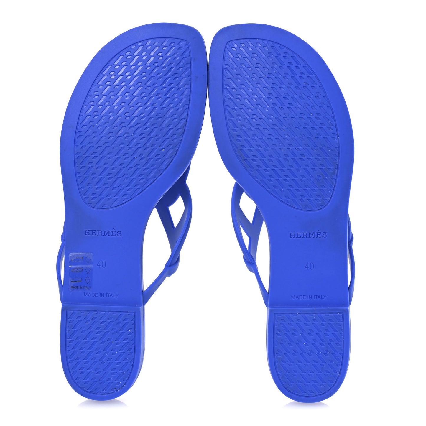 Rubber Womens Egerie Sandals 40 Bleu Outremer