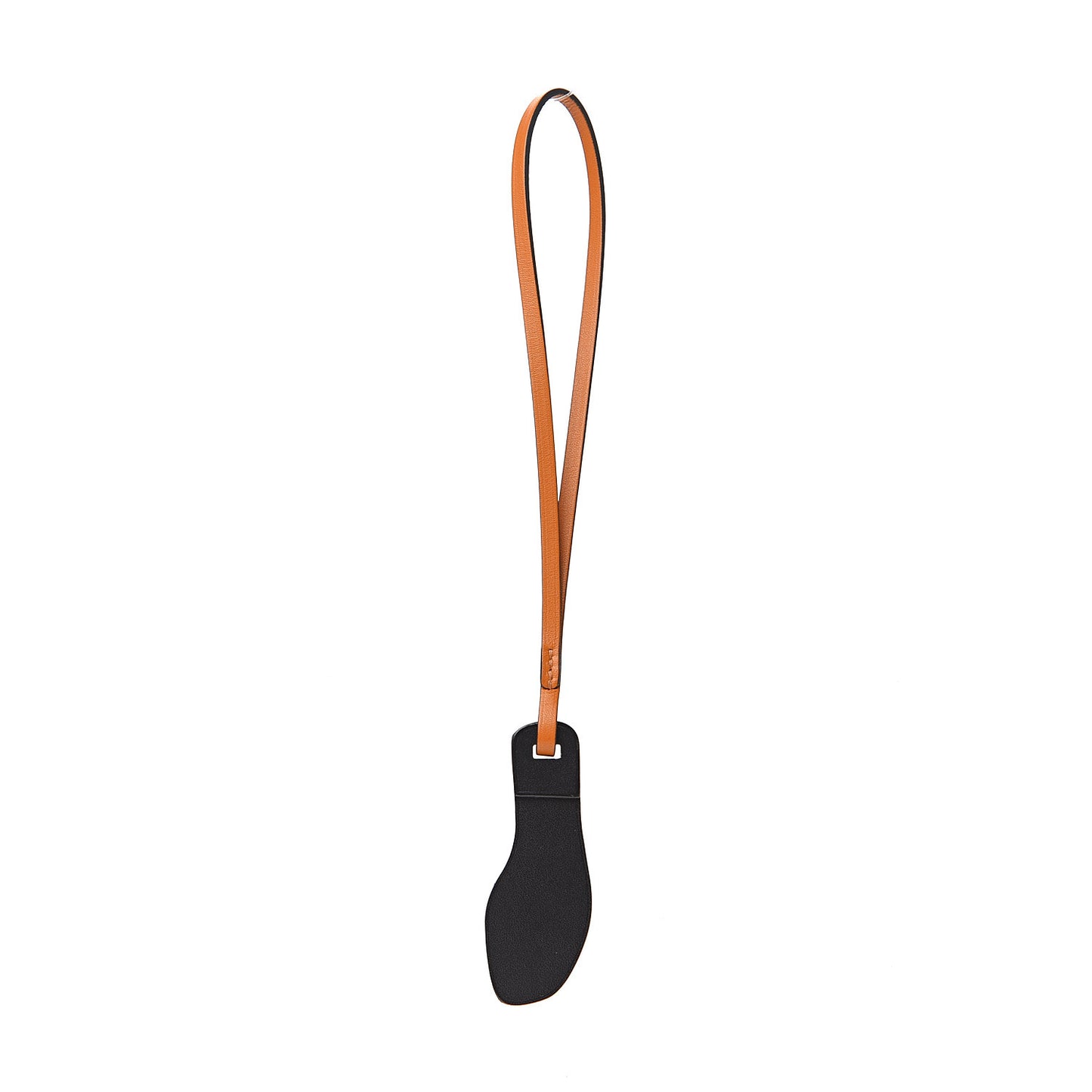 Epsom Butler Calfskin Hunter Oran Nano Bag Charm Black