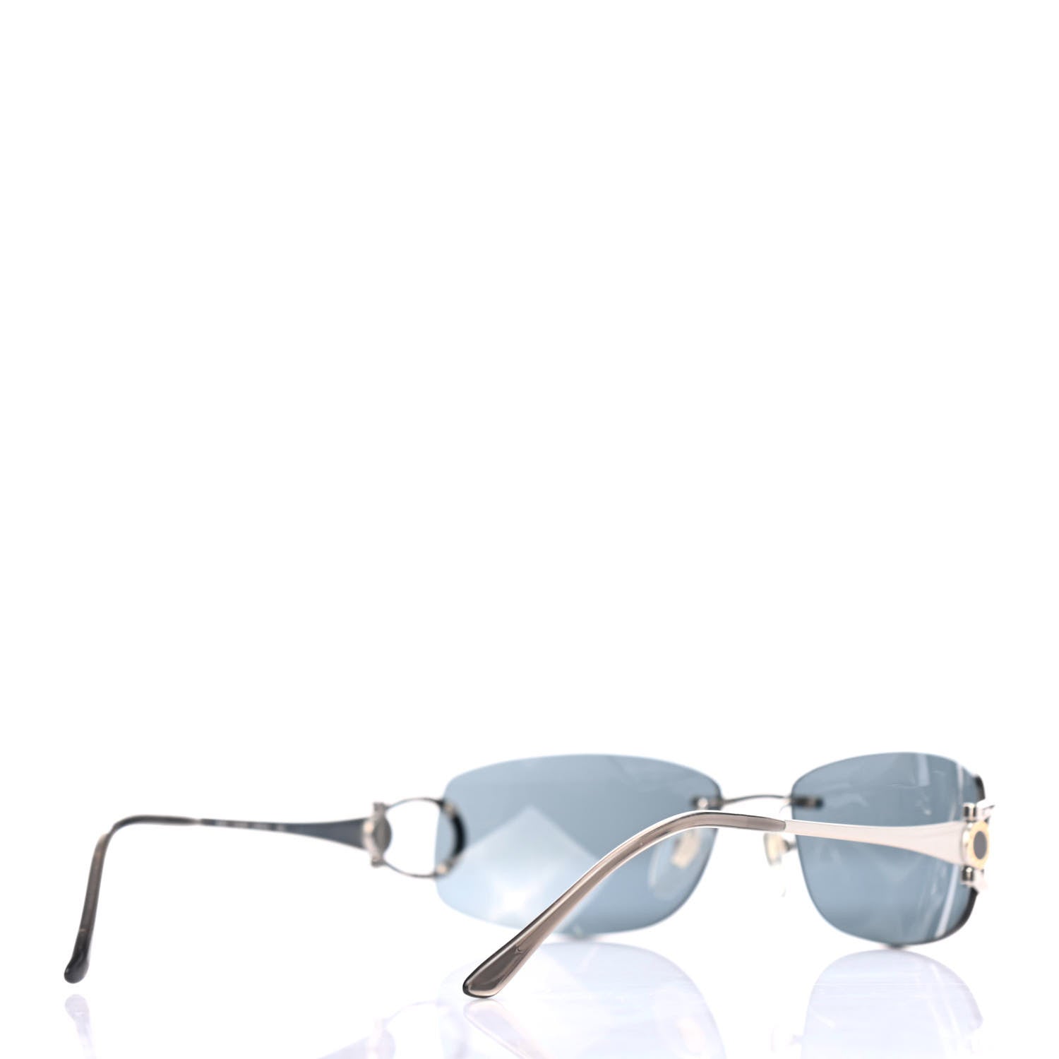Bulgari BVLGARI Rimless Sunglasses Black 4 of 4
