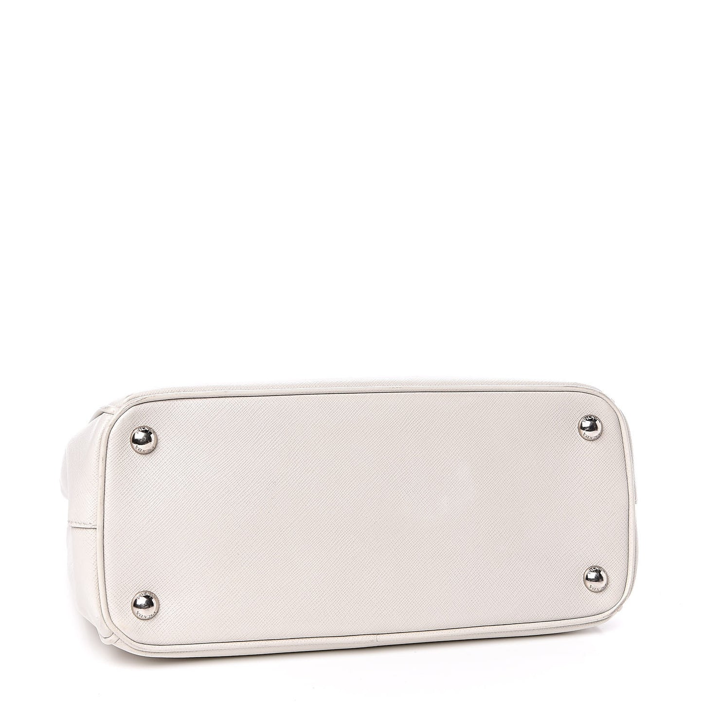 Saffiano Small Galleria Double Zip Tote Talco