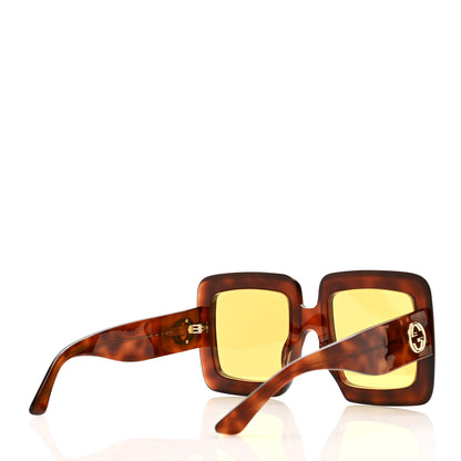 Gucci Square Frame GG0783S Sunglasses Havana 4 of 7