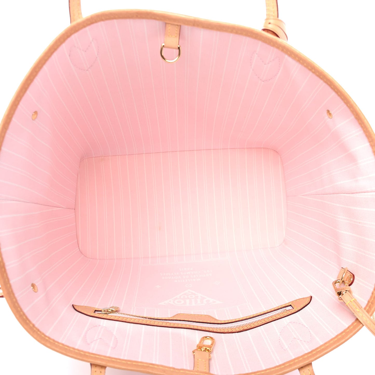 Monogram Giant By The Pool Neverfull MM Light Pink