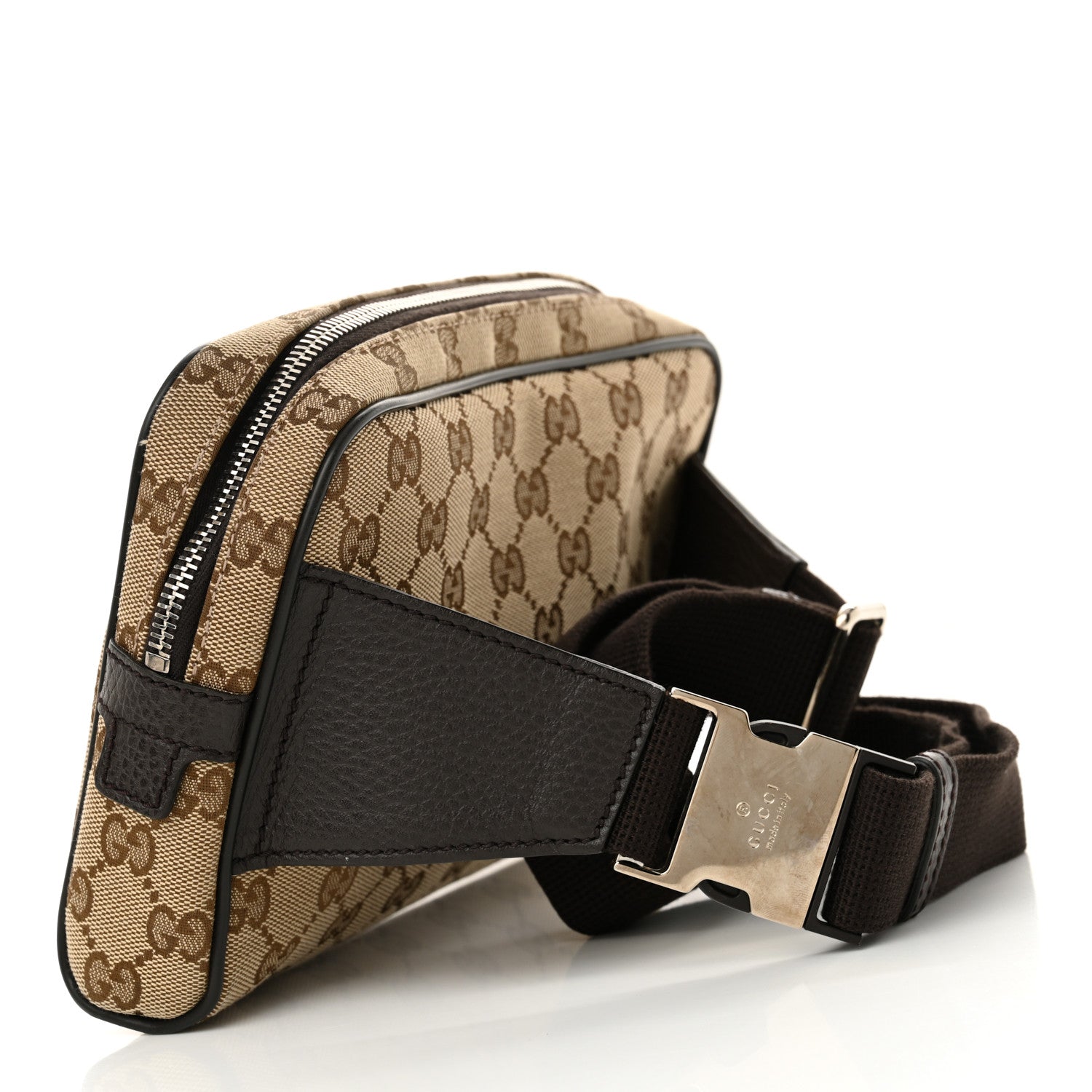 Gucci Monogram Belt Bag Dark Brown 3 of 10