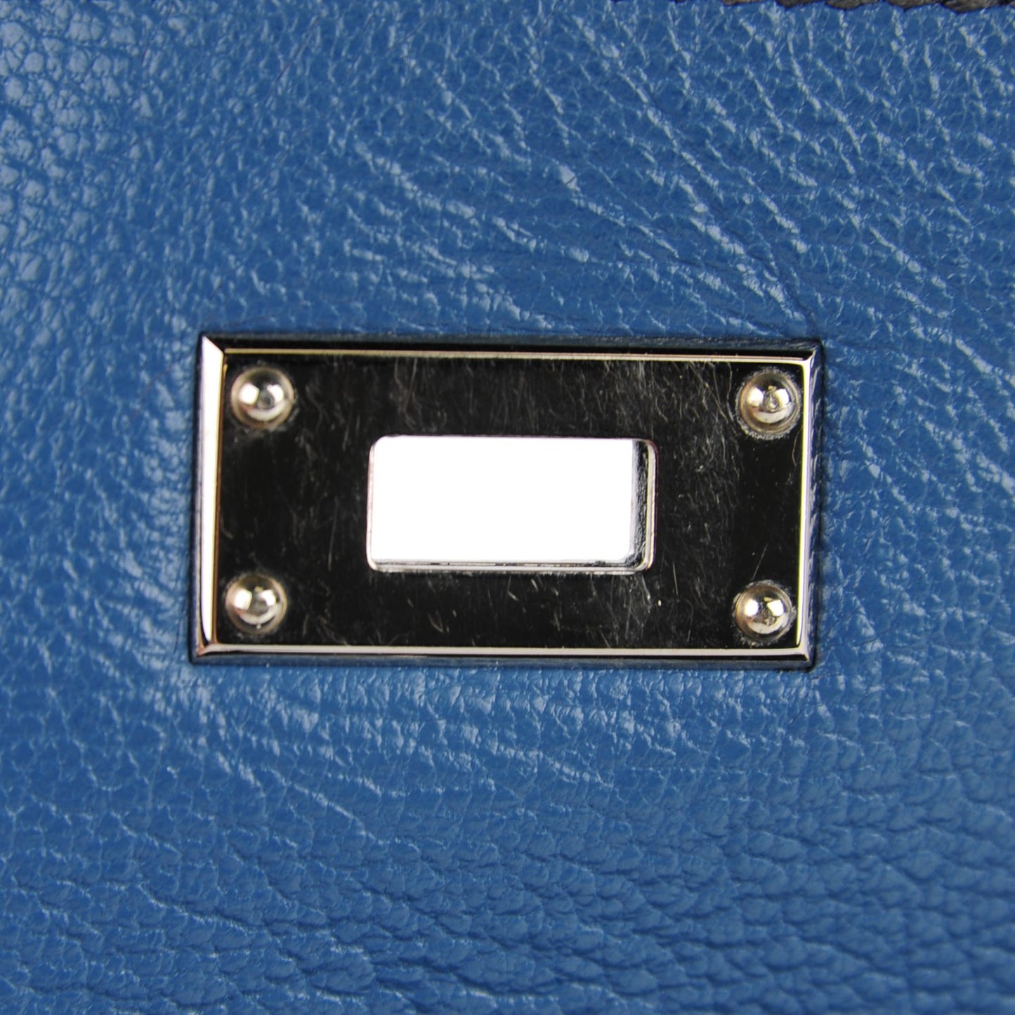 Ostrich Kelly Longue Wallet Bleu Roi