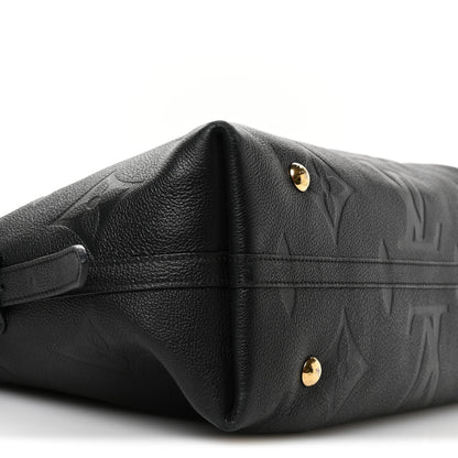 Louis Vuitton Empreinte Monogram Giant CarryAll MM Black 9 of 10