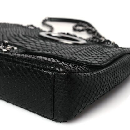 Chanel Snakeskin 31 Rue Cambon Maxi Flap Black 9 of 10