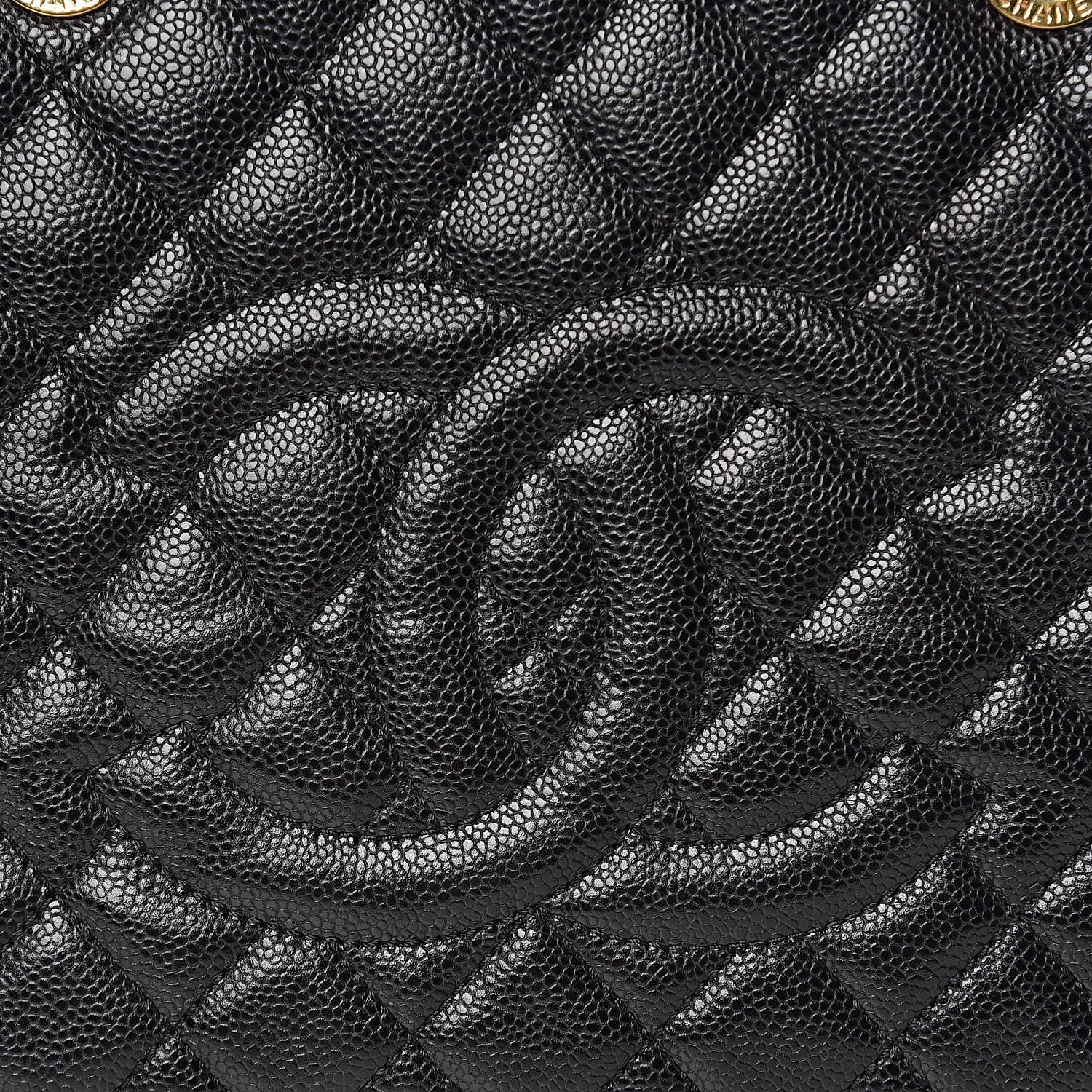 Chanel Caviar Quilted Grand Shopping Tote GST Black 8 of 10