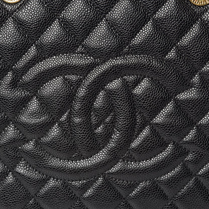 Chanel Caviar Quilted Grand Shopping Tote GST Black 8 of 10