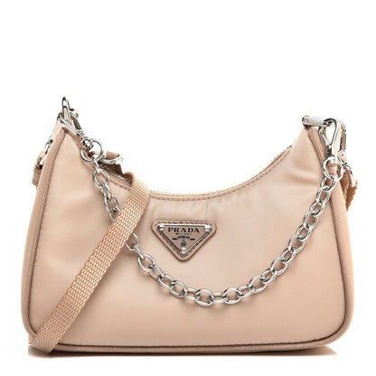 Prada Tessuto Nylon Saffiano Mini Re-Edition 2000 Shoulder Bag Cammeo 1 of 11