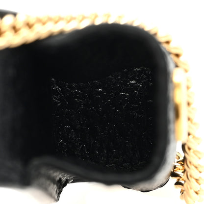 Gucci Textured Dollar Calfskin Enamel GG Lipstick Holder Necklace Black 4 of 5