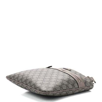 Gucci GG Supreme Monogram Small Flat Messenger Bag Light Brown 11 of 13