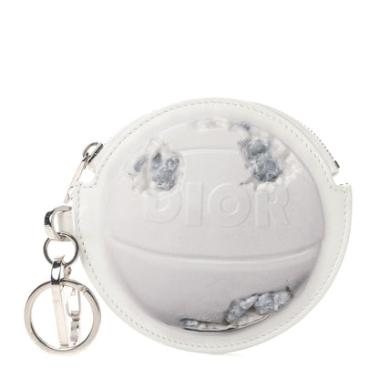 Christian Dior X DANIEL ARSHAM Calfskin Coin Purse White 1 of 7