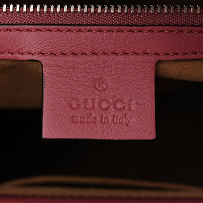 Gucci Soft GG Supreme Monogram Blooms Top Handle Bag Beige Multicolor Dry Rose 6 of 10