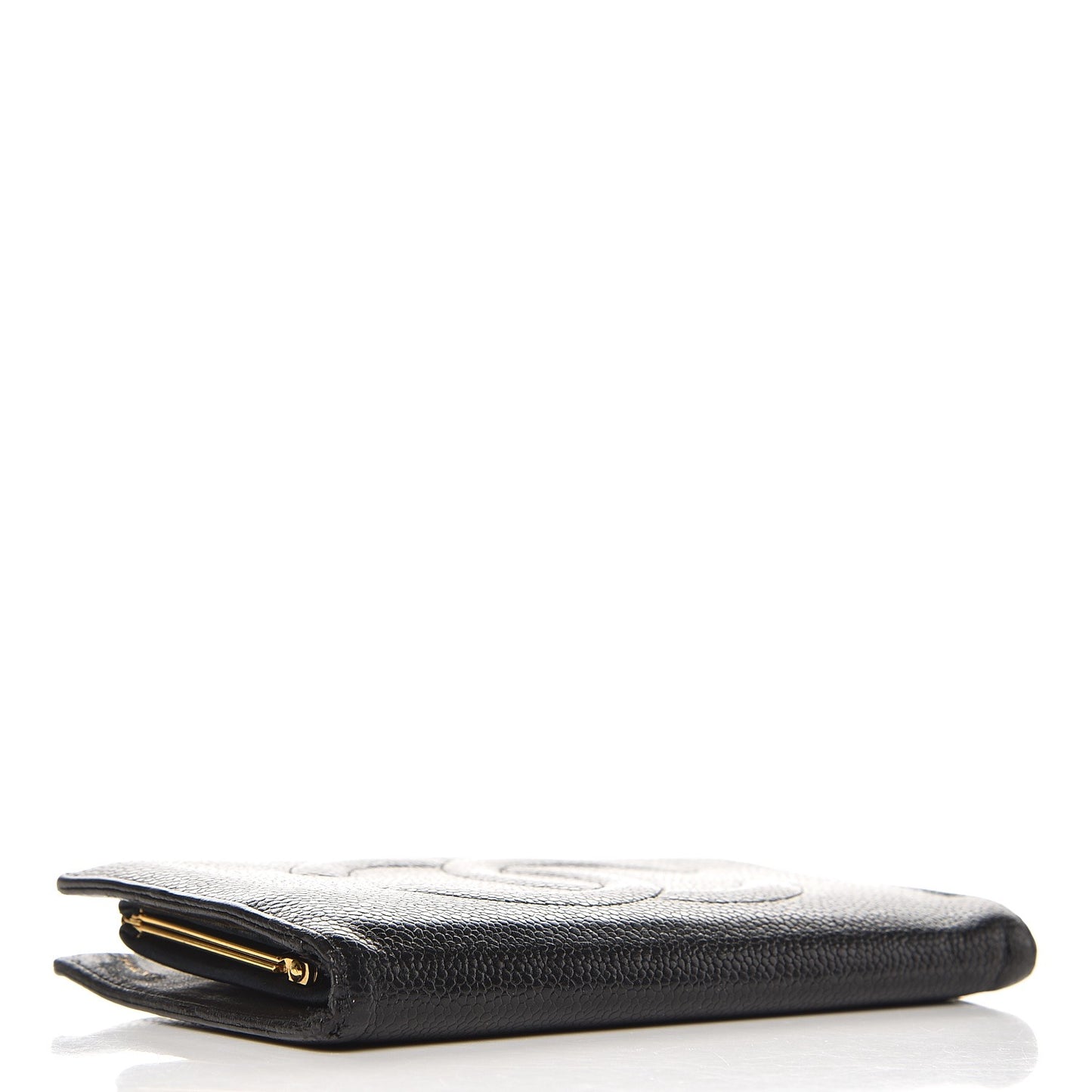 Caviar Timeless CC French Wallet Black