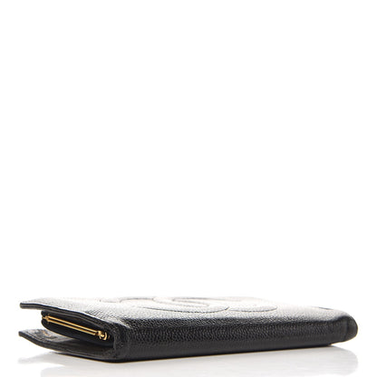 Chanel Caviar Timeless CC French Wallet Black 4 of 14