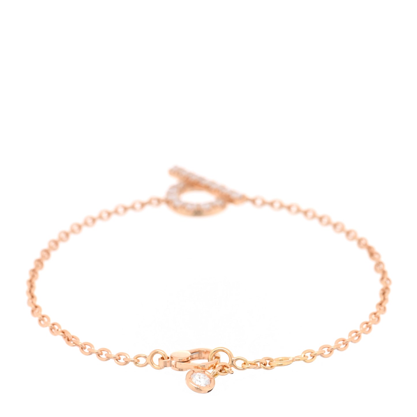 18K Rose Gold Diamond Finesse Bracelet SH