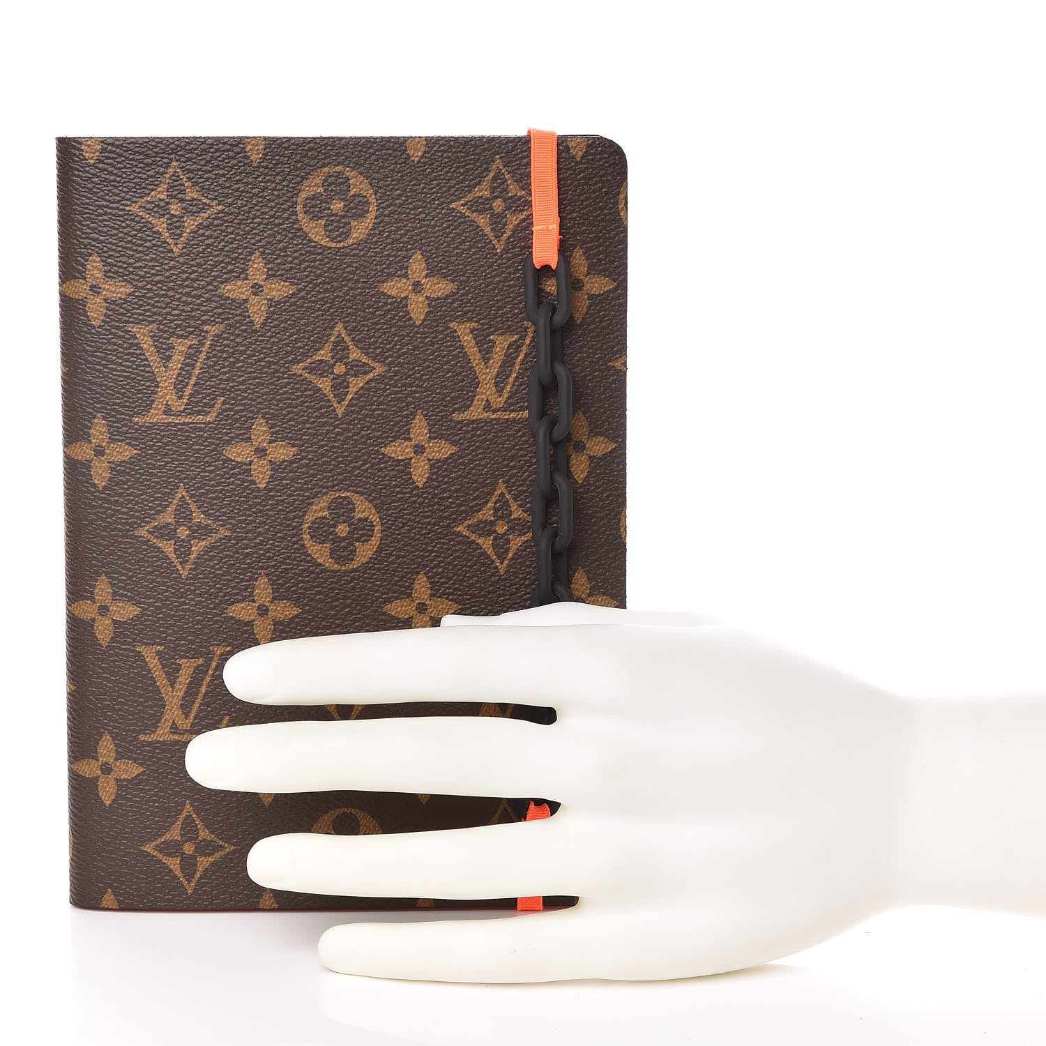 Louis Vuitton Monogram Gustave Chain Notebook MM 2 of 8