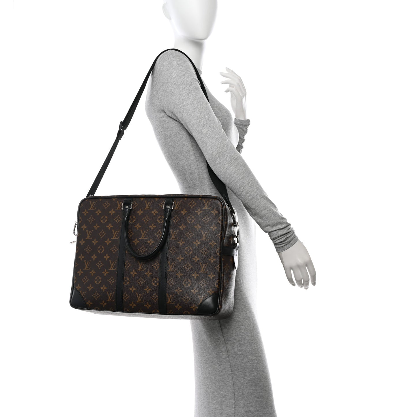 Monogram Macassar Porte-Documents Voyage GM